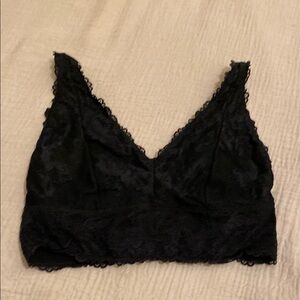 SAVAGE X FENTY Black Lace Bralette. Size 1X